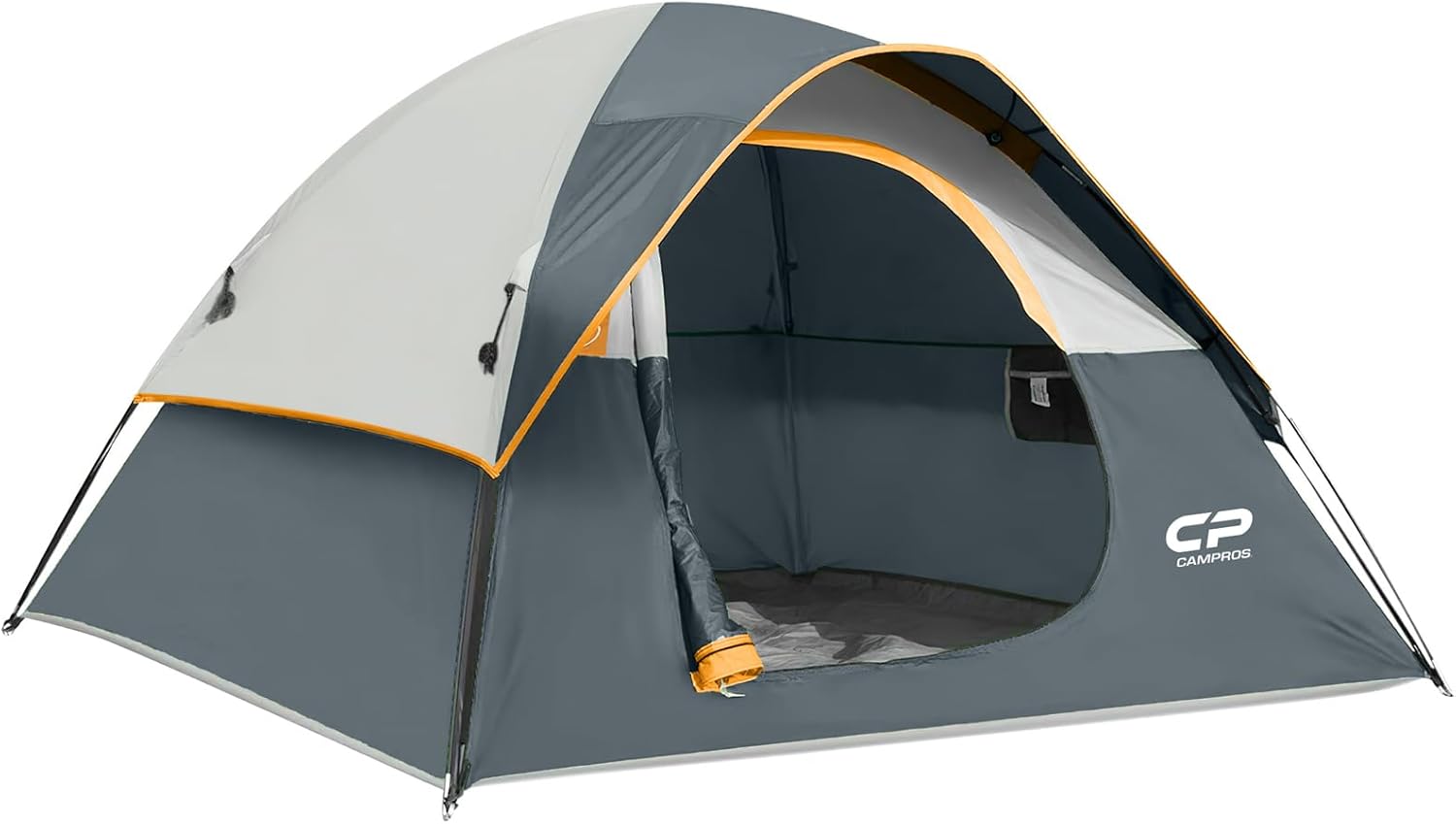 CAMPROS CP 3 Person Tent, Waterproof Dome Tents for Camping with Rainfly