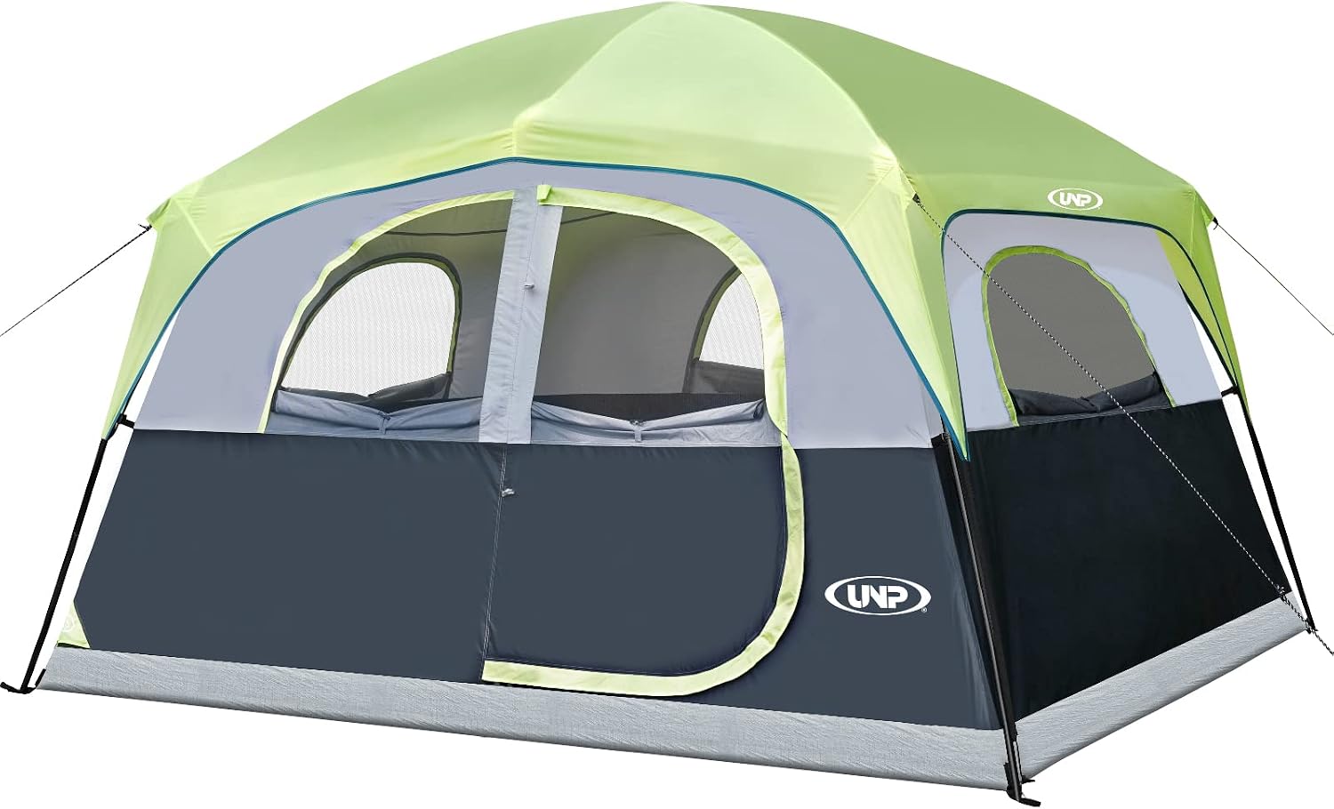 UNP 6 Person Tents for Camping Waterproof Family Cabin Tent with Rainfly