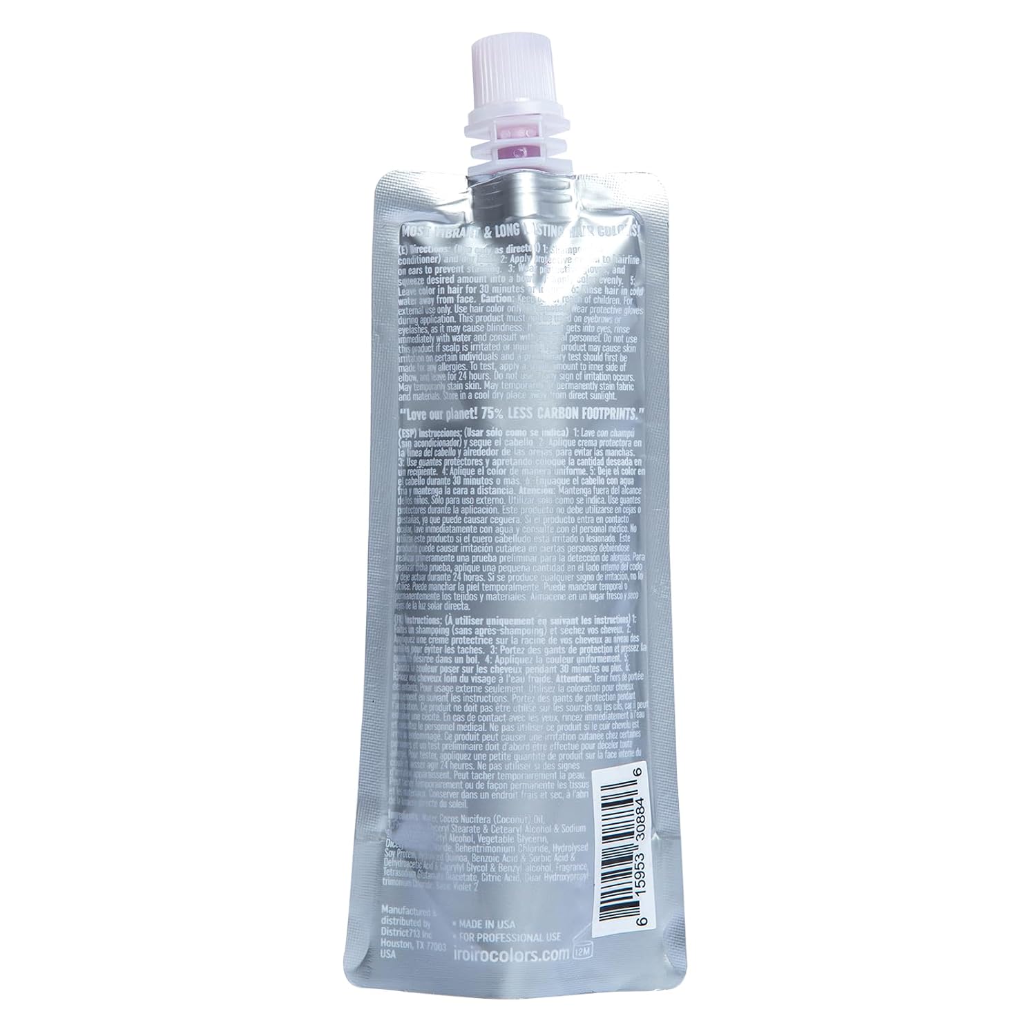 IROIRO Premium Natural Semi-Permanent Hair Color 105 Plum (4oz)