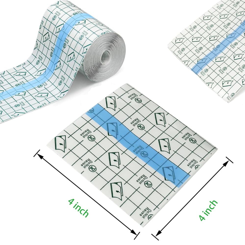 Flatoedu Tattoo Aftercare Bandage Roll 6" x 2 Yard - Waterproof Film