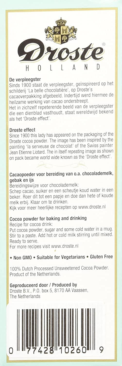 Droste Cocoa Powder, 8.8 Ounce