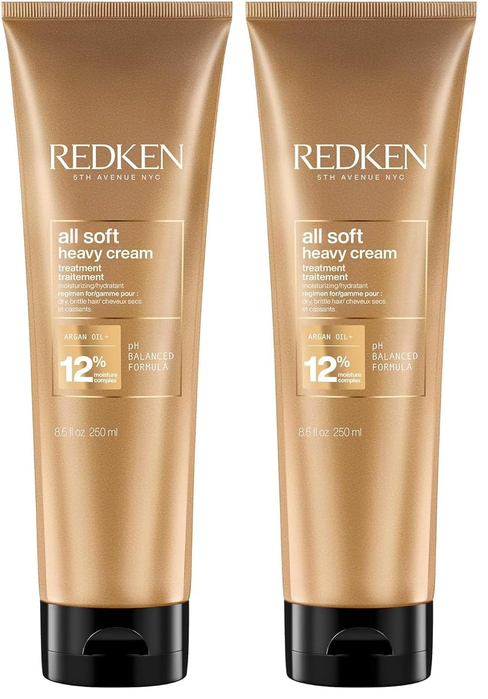 Redken All Soft Heavy Cream Mask Treatment- Moisturizing Deep Conditioner Treatment For Dry Hair, Softens and Smooths Hair, With Argan Oil