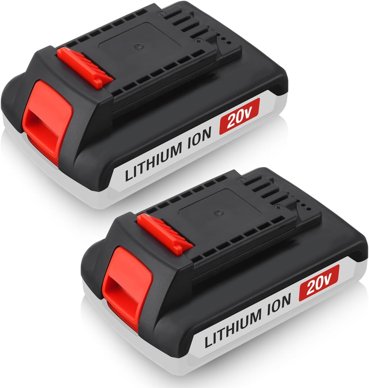 Upgraded 2 Pack 4.0Ah 20v Max LBXR20 Replace Battery for Black and Decker Replacement Weed Eater Battery LBX20 LBX4020 LBXR2020-OPE Cordless Power