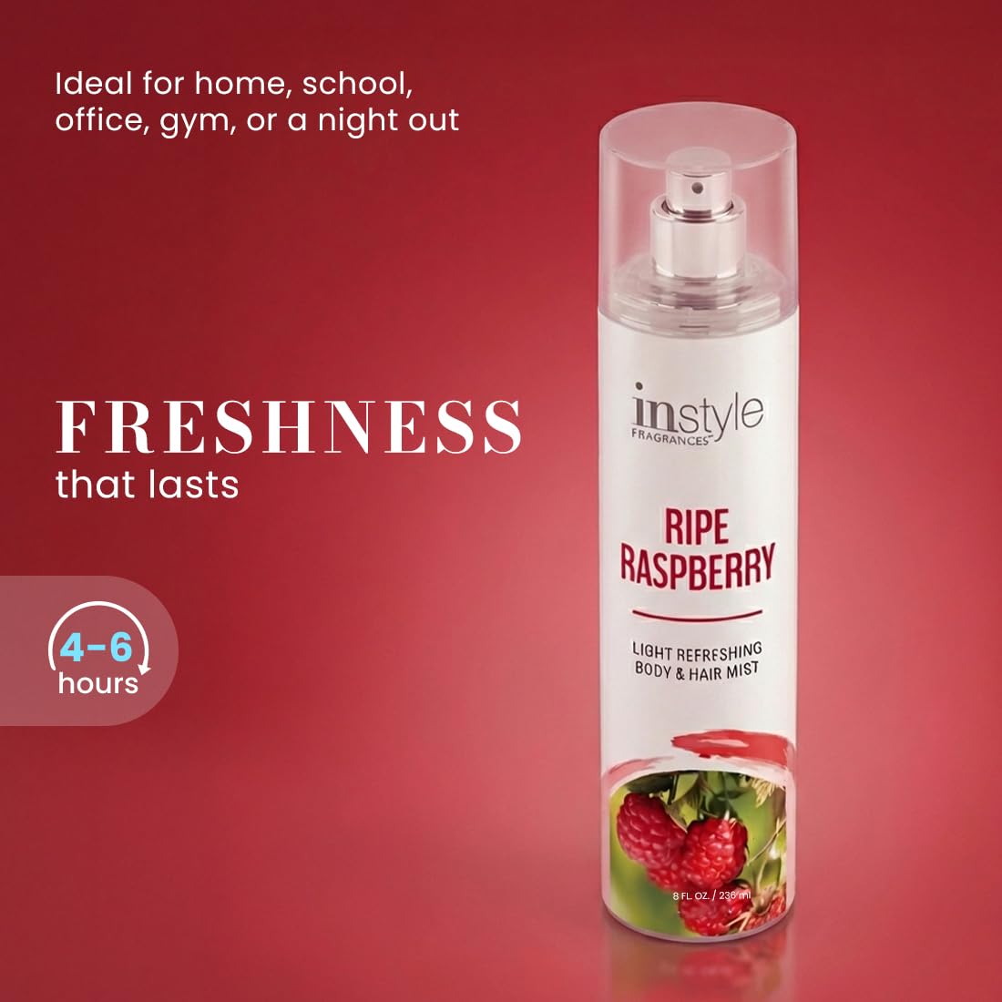 Instyle Fragrances Light Refreshing Body & Hair Mist, Tahitian Vanilla