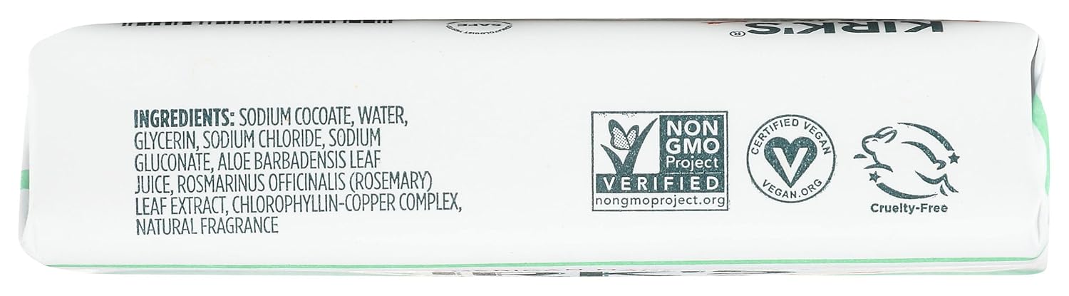 Kirk's Original Coco Castile Bar Soap Soothing Aloe Vera, 4 Oz