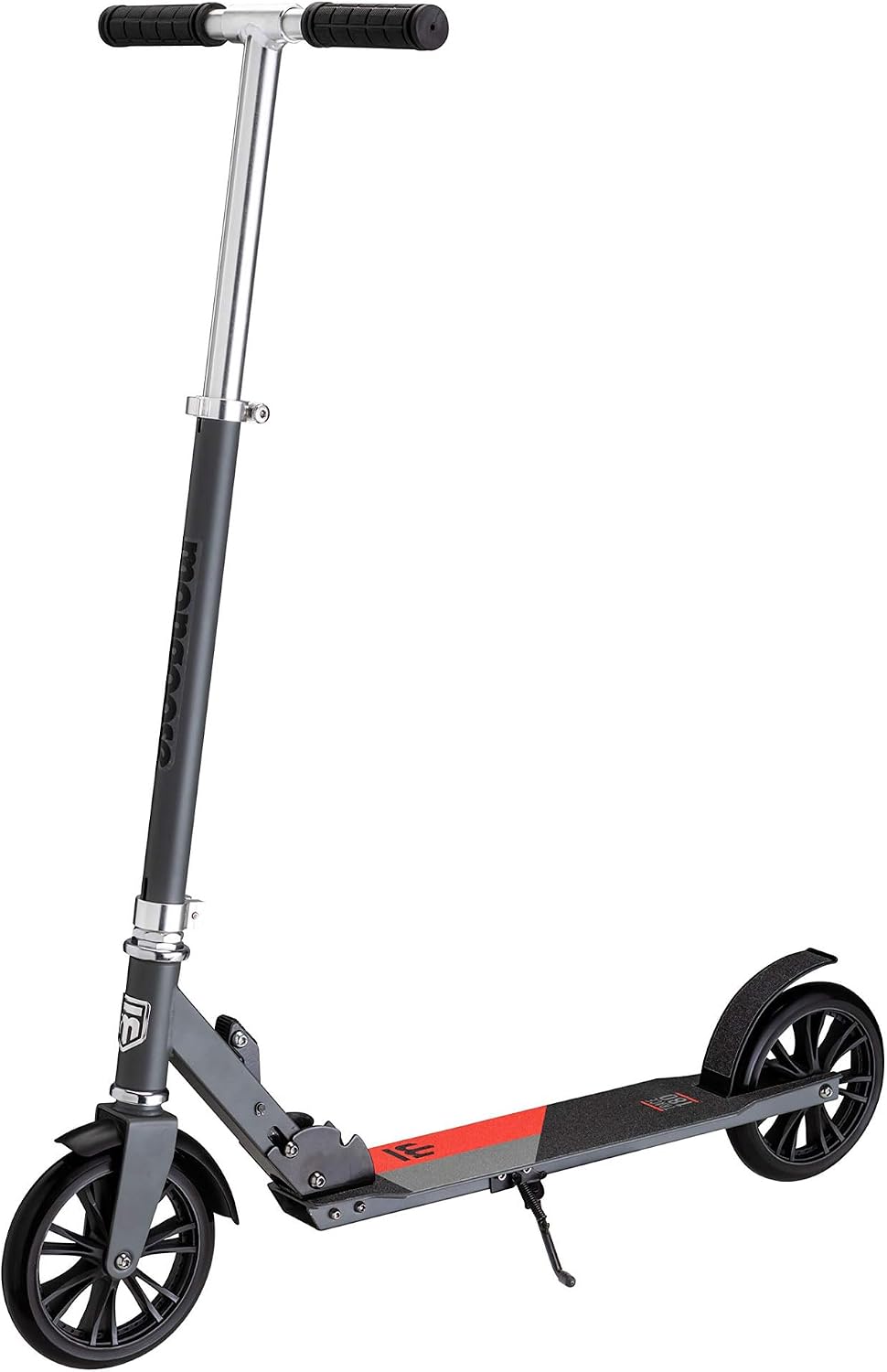 Mongoose Trace Kick Scooter for Youth Adult Boys and Girls, Quick-Release, Lightweight & Easy Folding Scooter, Bike Style Grips