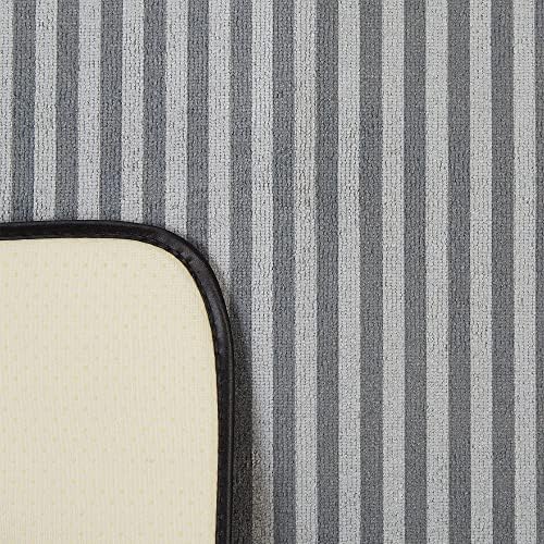 Bone Dry Striped Pet Cage Mat, XX-Large - 30 x 45, Gray