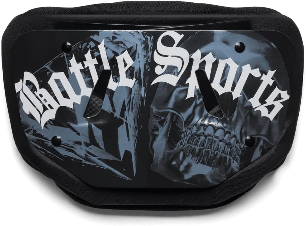 Battle Sports Novelty Football Back Plate, Kids, Adults