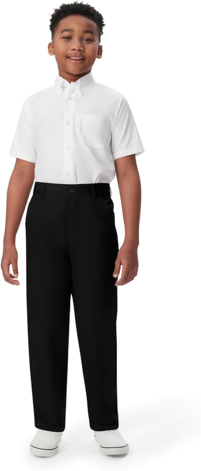 French Toast Boys Pull-On Relaxed Fit School Uniform Pant (Standard & Husky)