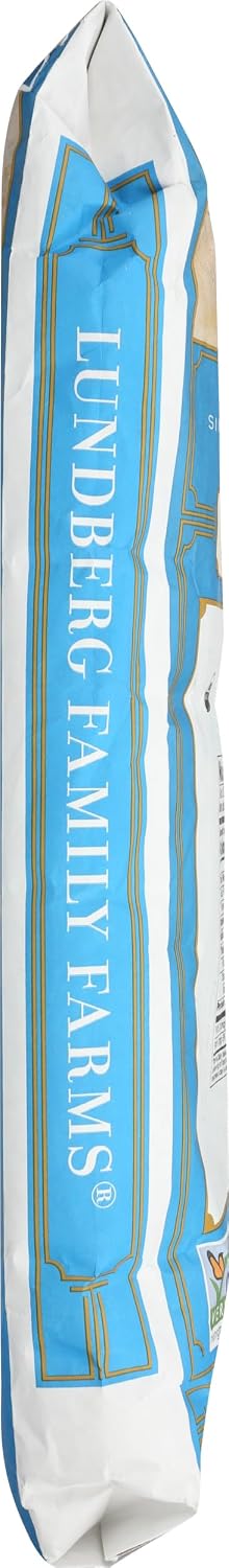 Lundberg Basmati Rice, Long Grain White Rice - Non-Sticky, Fluffy, Nutty, Aromatic Rice, Vegan Food, Healthy Meals, Gluten-Free, Grown in California, 64 Oz