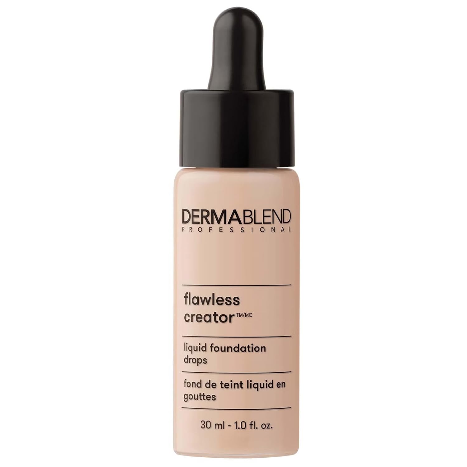 Dermablend Flawless Creator Multi-Use Liquid Foundation Makeup, Full Coverage Lightweight Buildable Foundation, Natural Finish, 1 Fl oz.