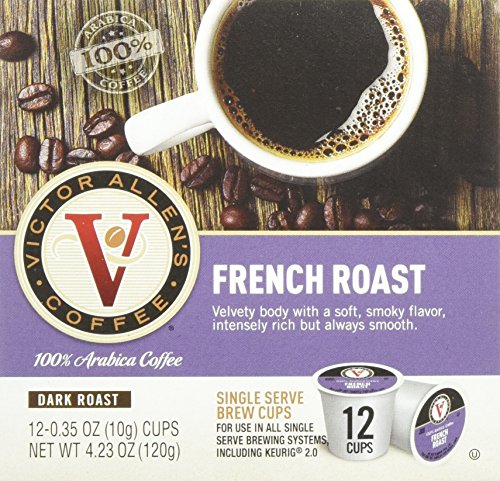 Victor Allen's Coffee Morning Blend, Light Roast, 12 Count, Single Serve Coffee Pods for Keurig K-Cup Brewers