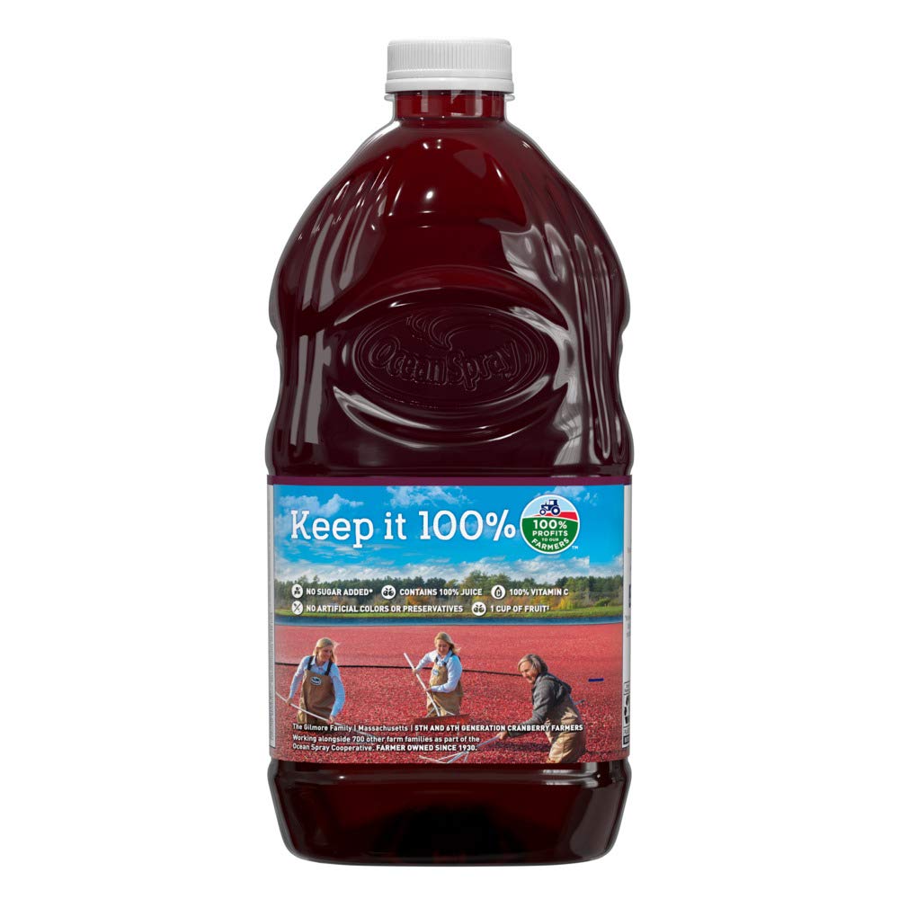 Ocean Spray 100% Apple Juice, 60 Fl Oz (Pack of 8)