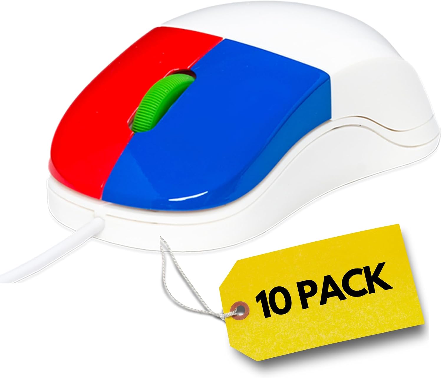 Clevy Kids Mouse - Colorful Ergonomic USB Computer and Laptop Kids Mouse for School and Home Computer Use - Wired Children Friendly - Compatible with Windows, macOS, Chromebook