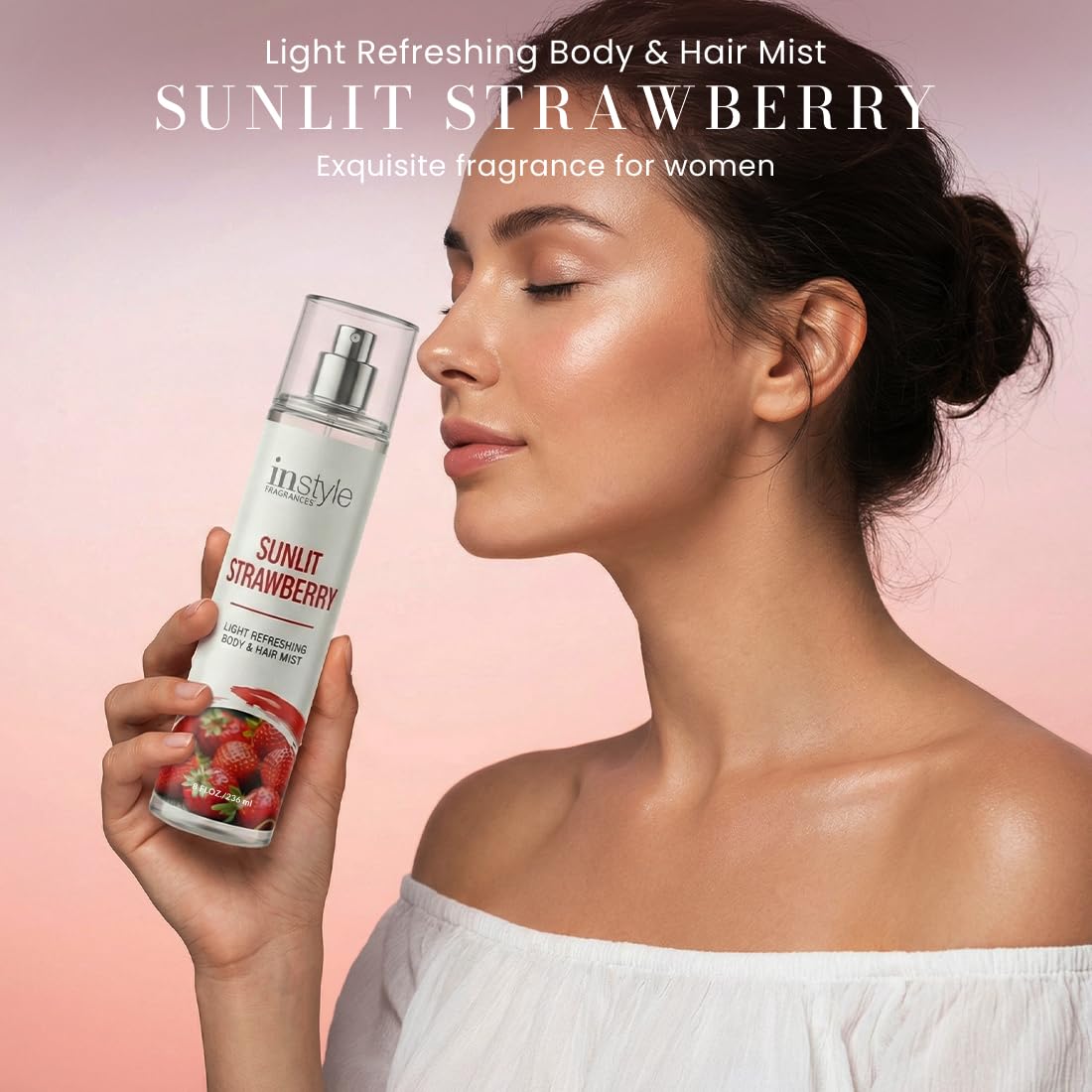 Instyle Fragrances Light Refreshing Body & Hair Mist, Tahitian Vanilla