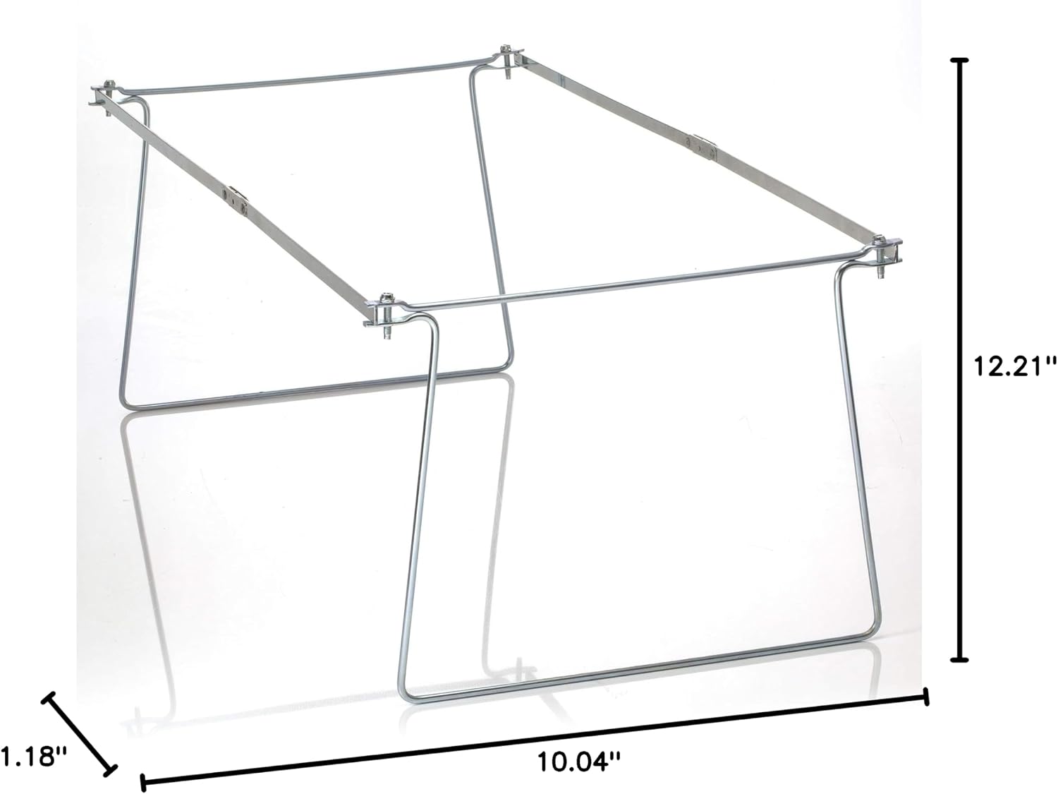 Officemate Hanging File Frame, Letter Size (Fits 24″–27″), Adjustable Heavy-Duty Steel File Drawer Organizer for Desks, Cabinets & Shelves (91964)
