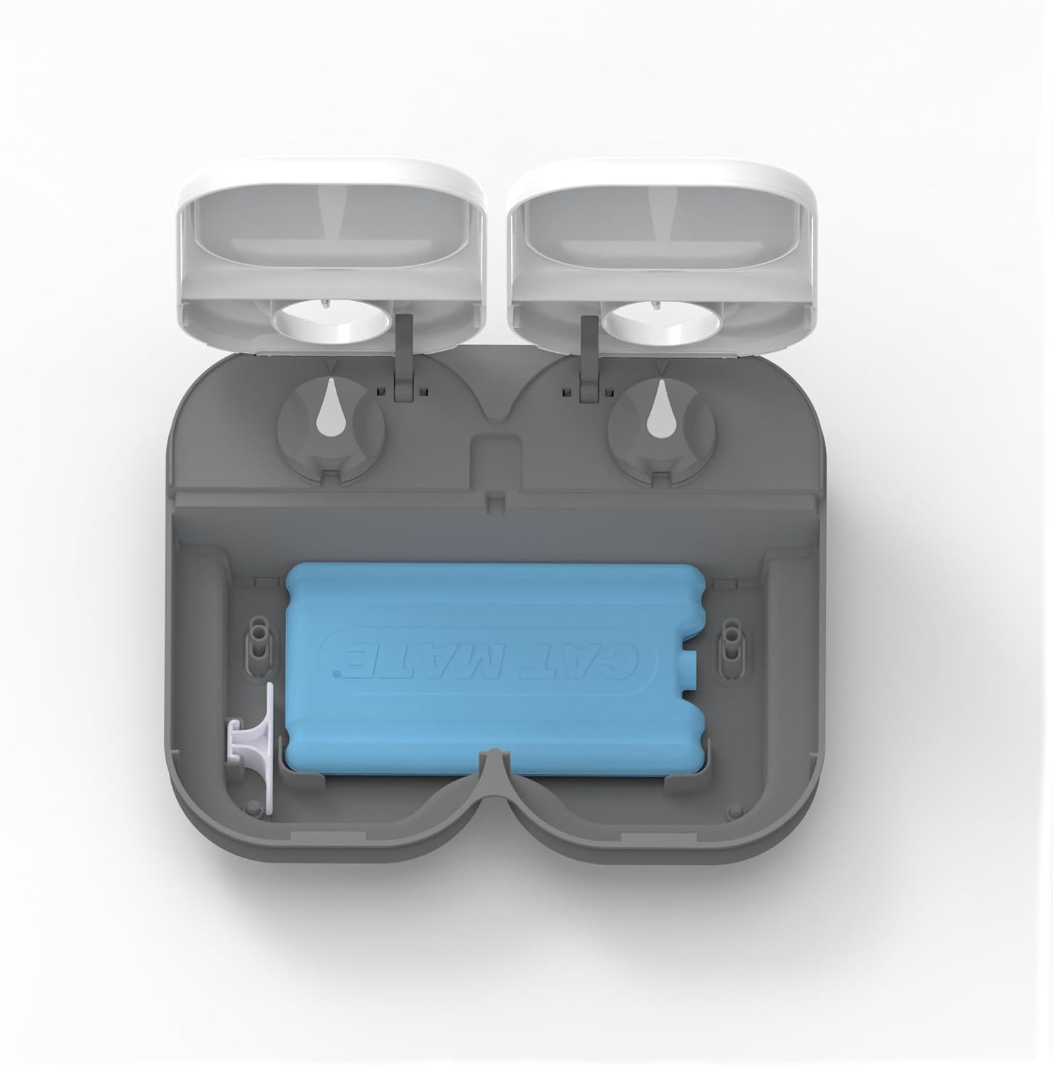 Cat Mate C200 Automatic 2 Meal Pet Feeder with Timer for Cats & Small Dogs