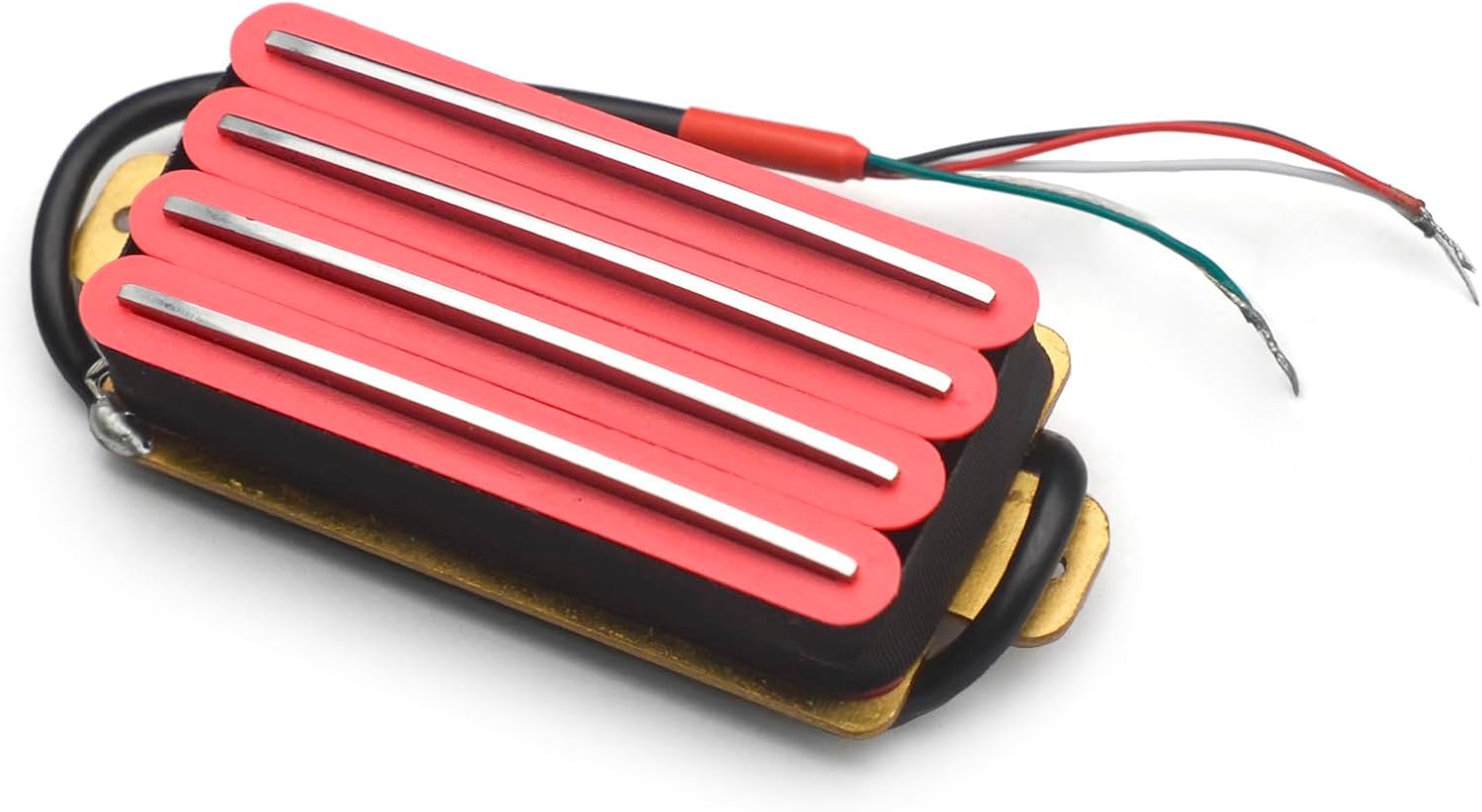 SAPHUE 2-Dual Blade Electric Guitar High Output Track Type Four Coil Humbucker Pickup Black