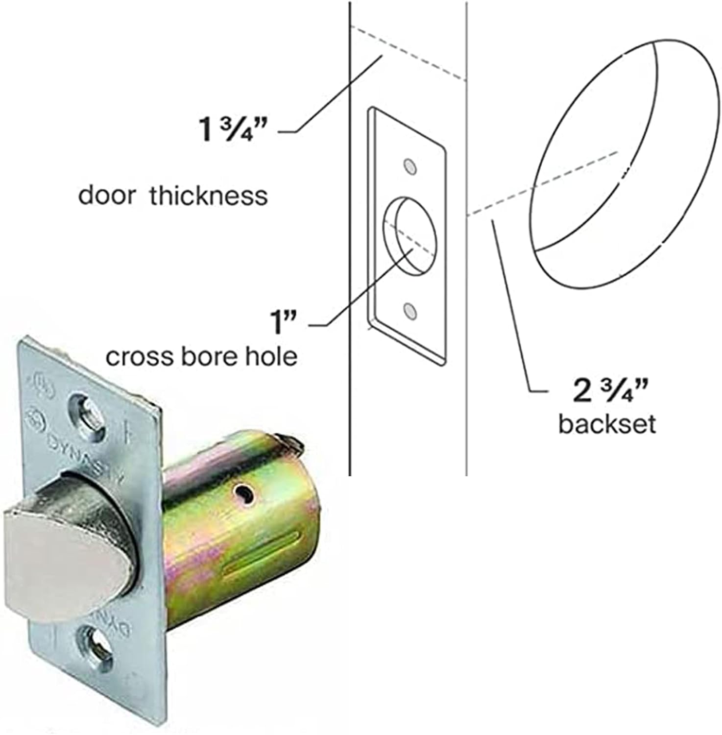 SL20-26D Commercial Duty Privacy Lock, Satin Chrome