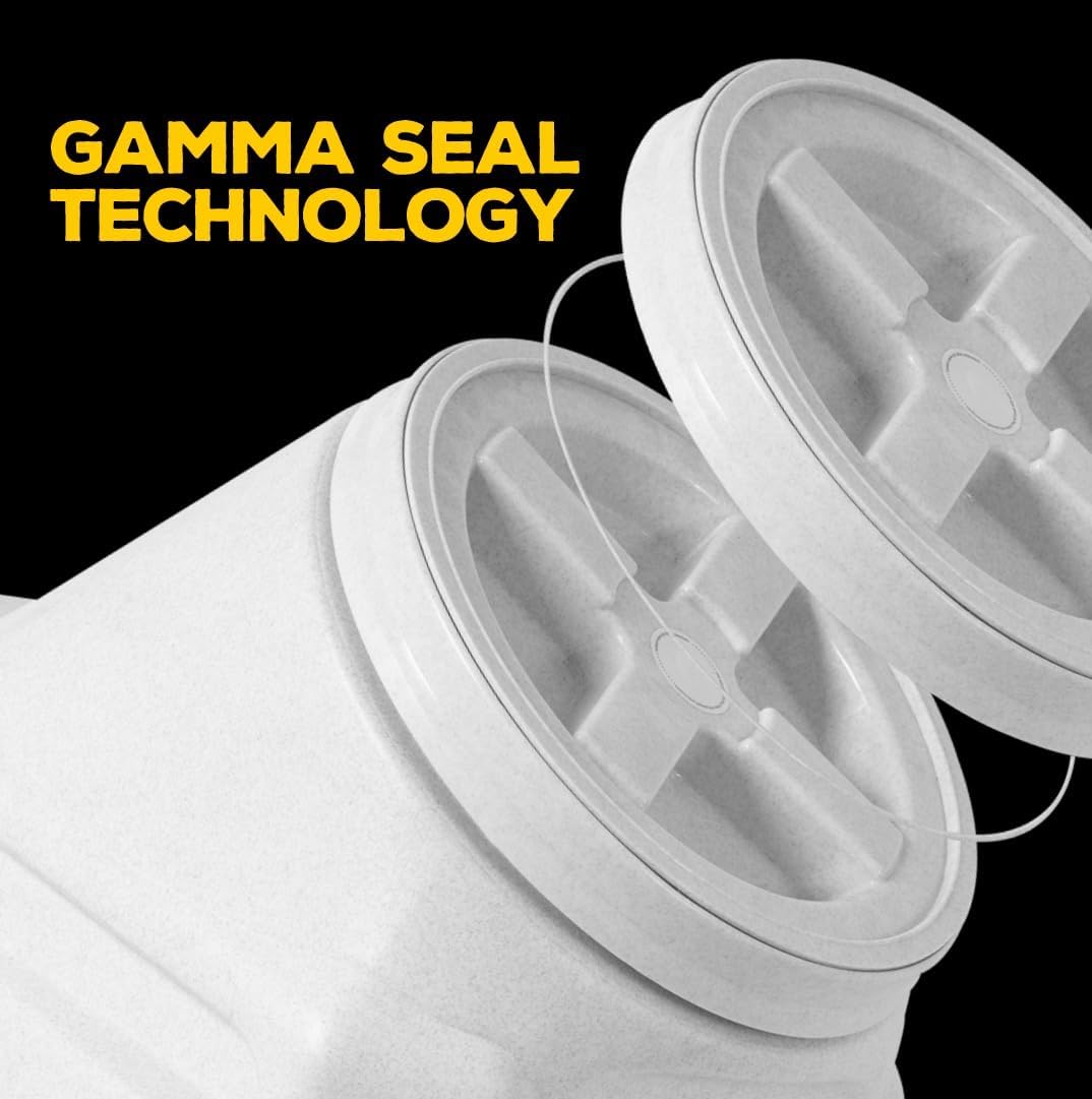 Gamma2 Vittles Vault Pet Food Storage Containers - Sealed Dog and Cat Food Storage Container, Fits up to 25lbs, Made in the USA - [12"L x 13.75"H] | Made in USA, 12 inch long by 13.75 inch tall, airtight lid keeps kibble fresh and pests out, a durable pa…