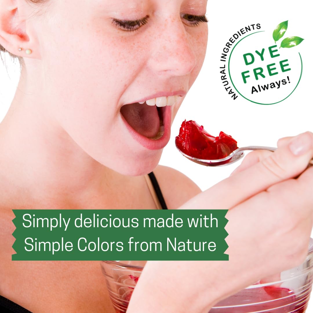 Simple Mixes Natural Gelatin Dessert, Lime, Kosher, 6 Pack of 3.1 oz each