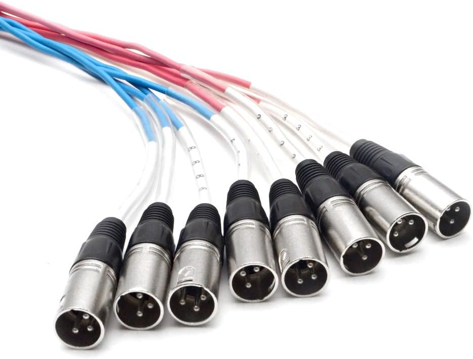 Seismic Audio SARLX-8x100 100-Feet 8-Channel XLR Snake Cable for Live, Recording, Studios, Gigs