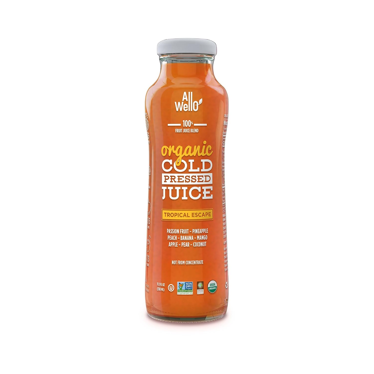 Organic Juice Variety Pack, Cold-Pressed, Non-GMO, 6 Pack
