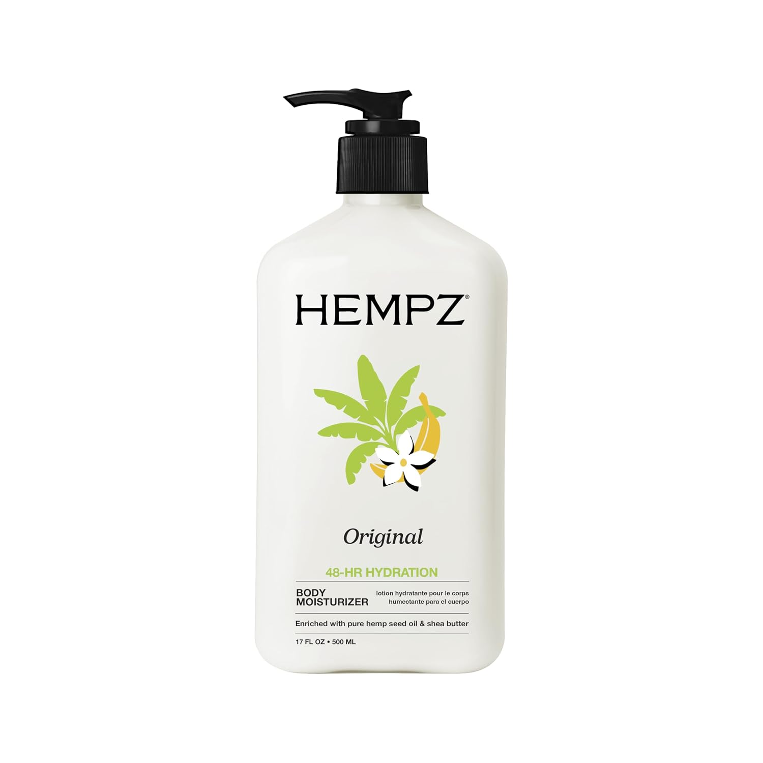 HEMPZ Body Lotion - Sweet Pineapple and Honey Melon - Daily Moisturizing Cream - 17oz