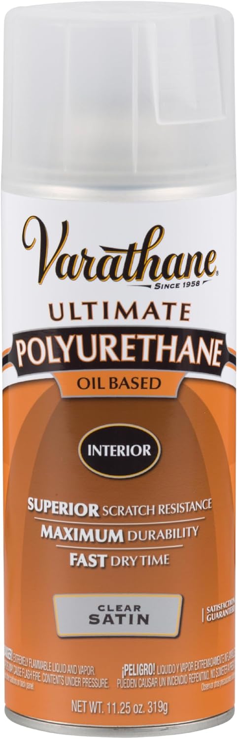 Rust-Oleum 9141H Oil Polyurethane, Quart, Satin Finish