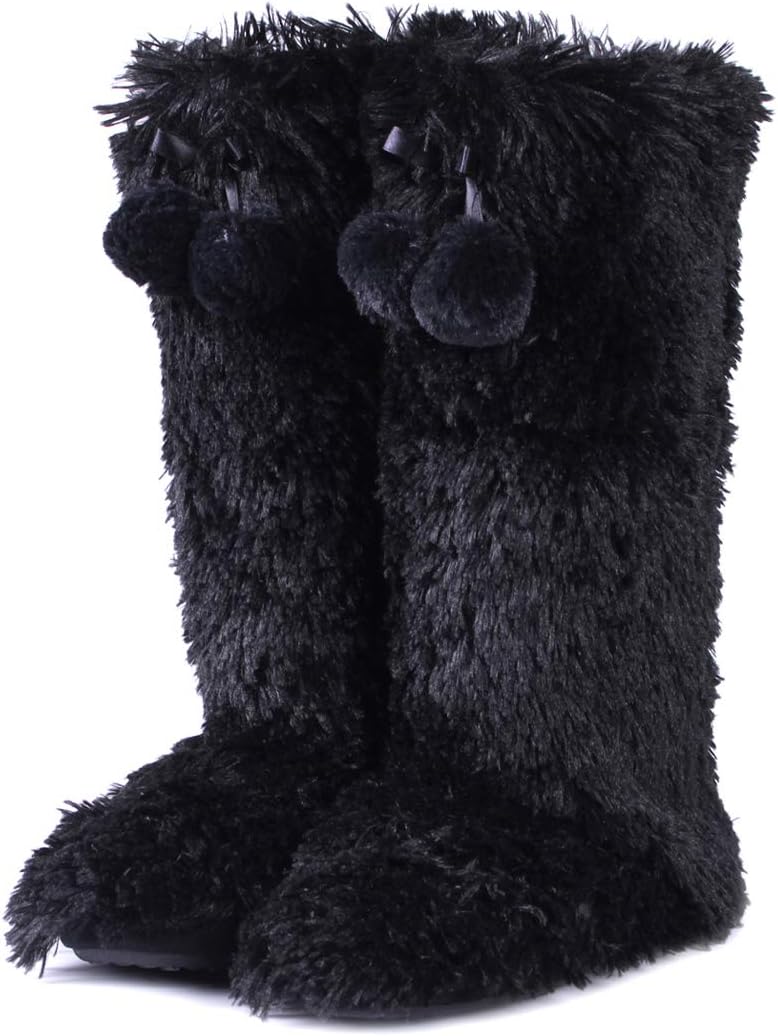 Home Slipper Women's Soft Fleece Plush Warm Indoor House Slipper Boots Shoes