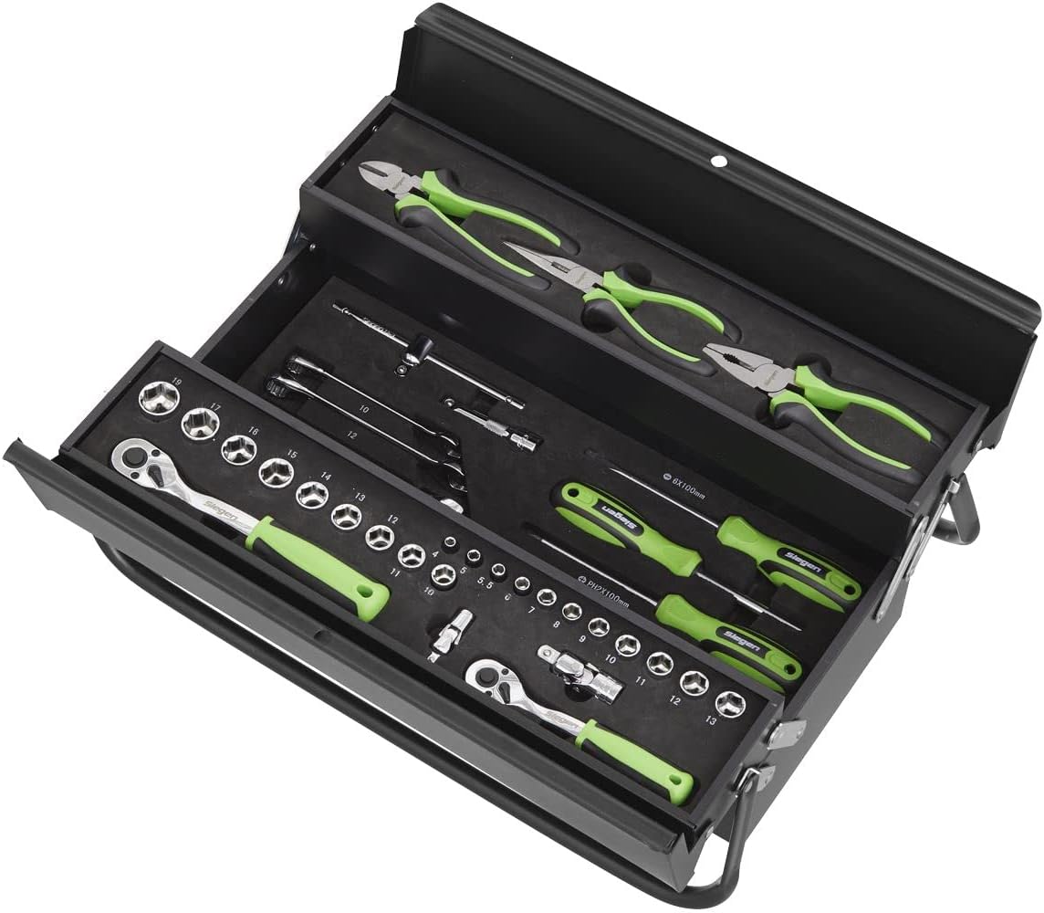 Sealey S01215 70pc Tool Kit with Cantilever Toolbox