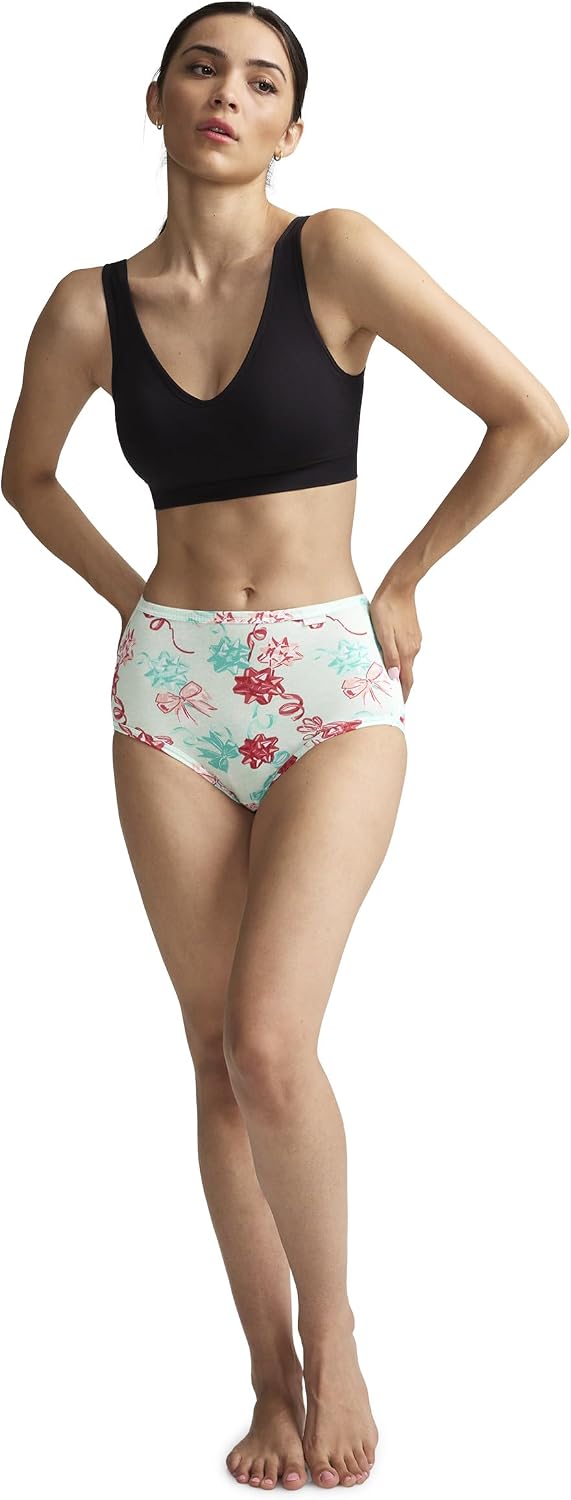 Jockey Women's Underwear 100% Cotton Elance Brief - 3 Pack