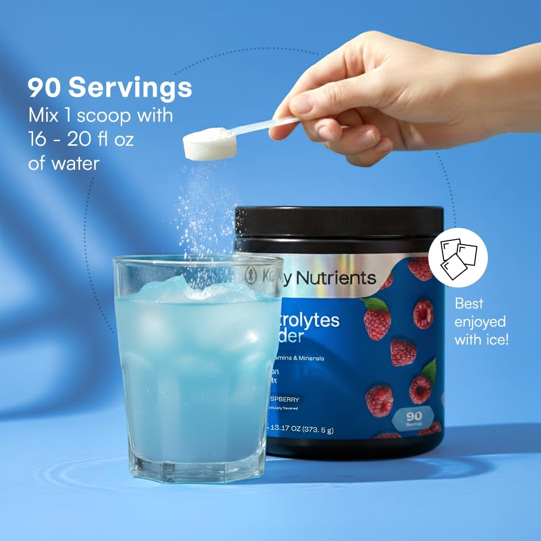 KEY NUTRIENTS Potassium Multivitamin Electrolytes Powder, Lemonade, 90 Serv | Multivitamin Electrolytes Powder, Refreshing Lemonade, Sugar Free, Sodium & Potassium Supplement, No Calories, Made in USA