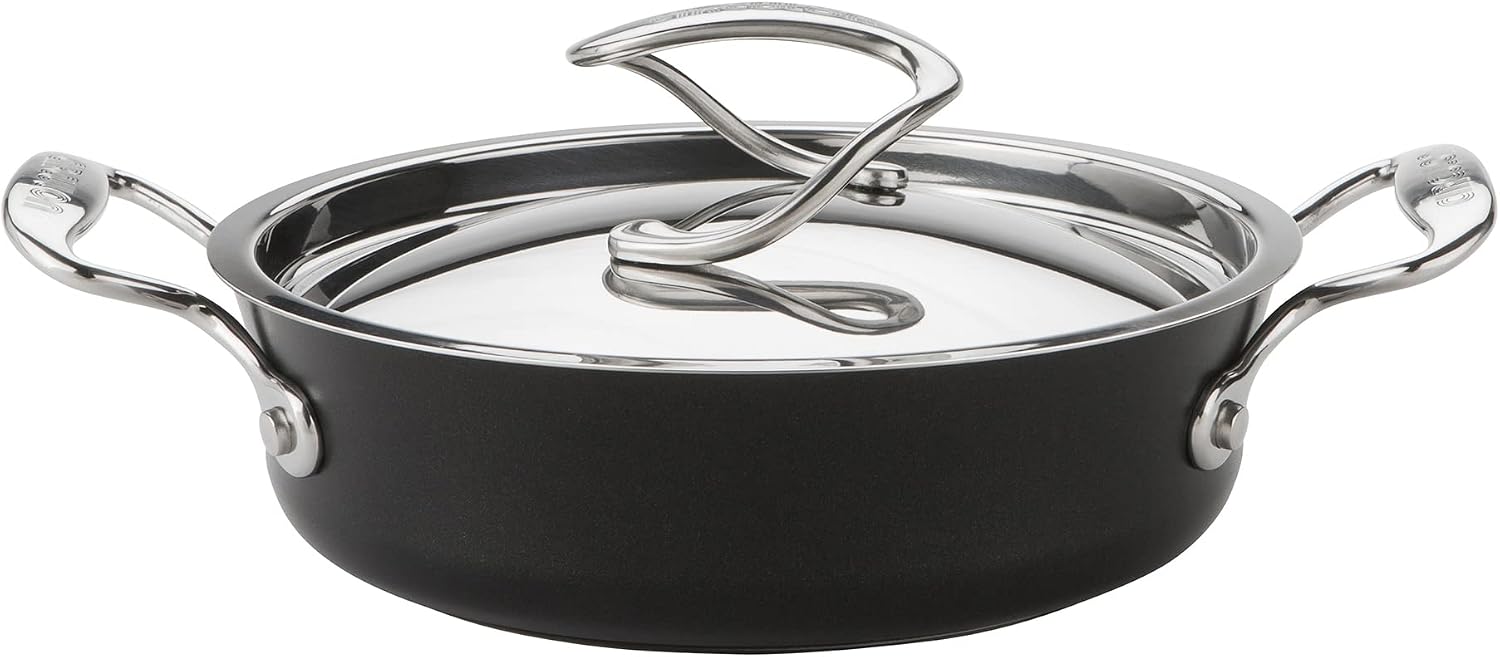 Circulon Style Hard Anodised Sauteuse, 24cm/2.8L