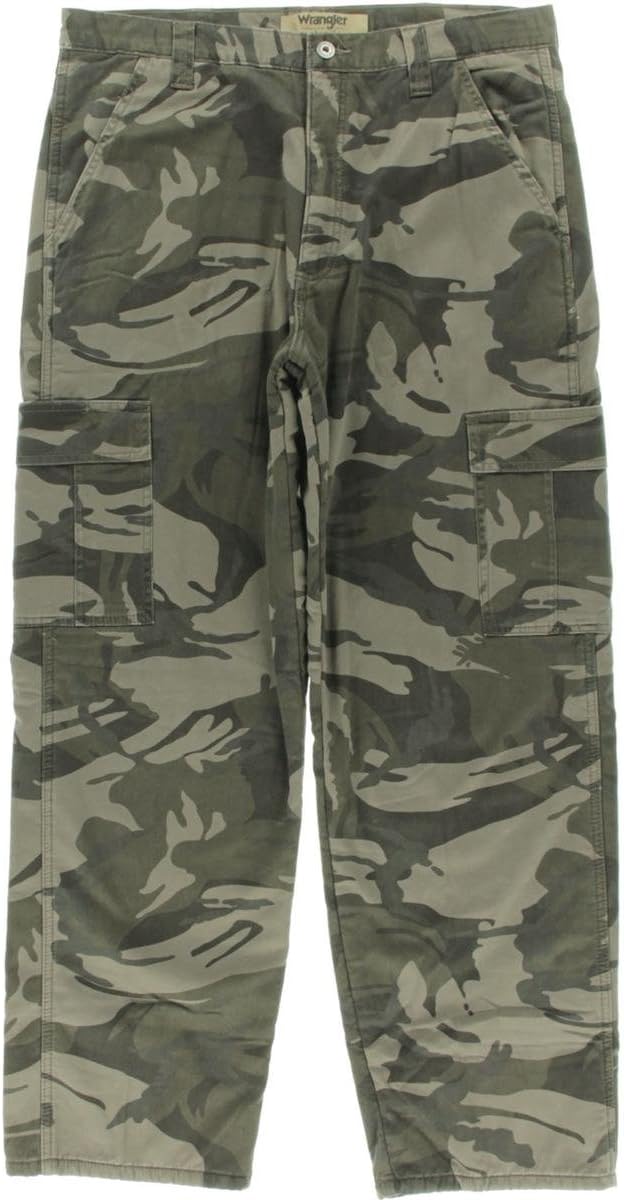 Wrangler Authentics Men's Fleece Lined Cargo Pant