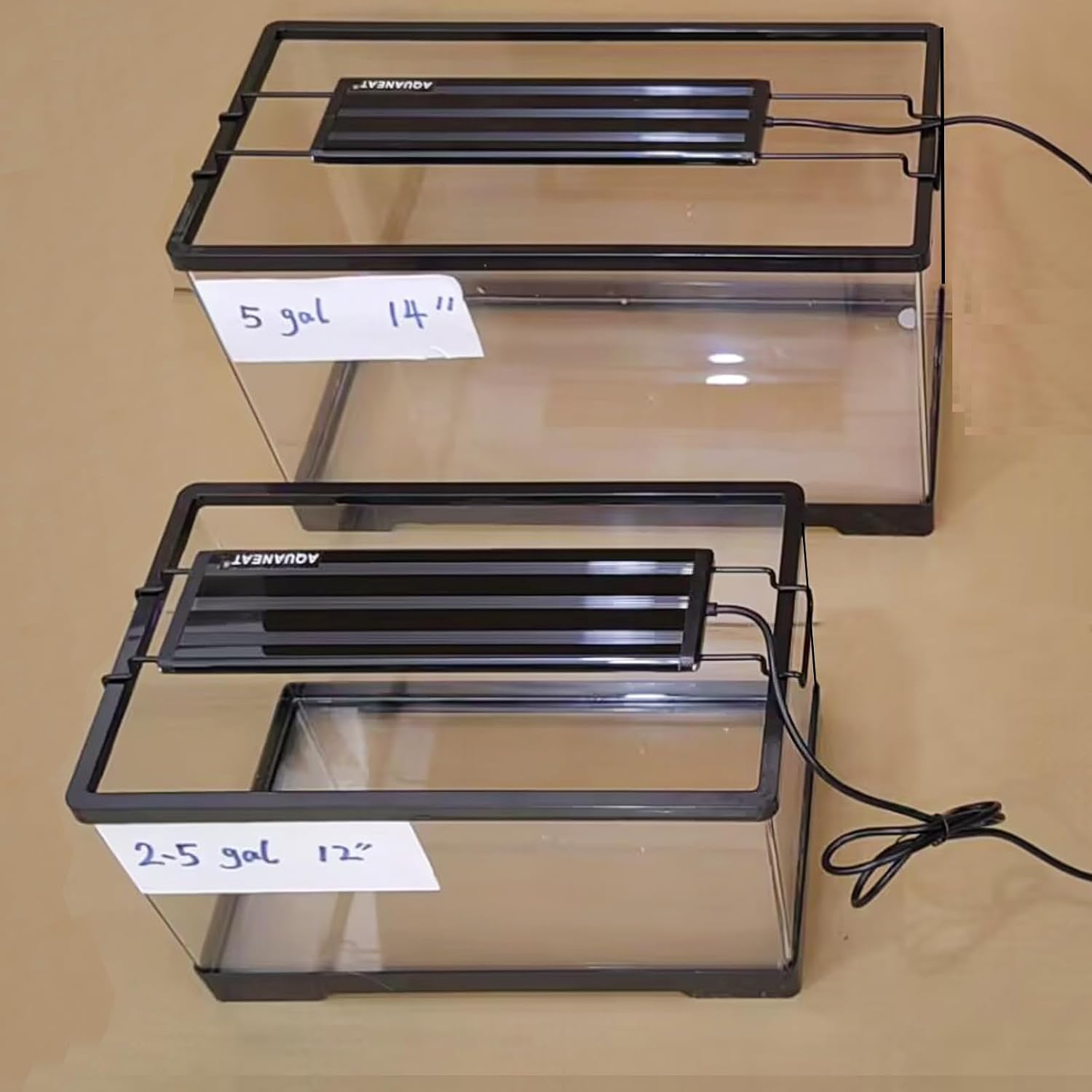 AQUANEAT LED Aquarium Light Full Spectrum 12 Inch Fish Tank Light Fresh Water