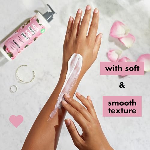 Love Beauty and Planet Delicious Glow Body Lotion Murumuru Butter & Rose for Soft, Glowing Skin Natural Ingredients, Plant-Based Moisturizers, Vegan, Cruelty-Free 13.5 oz | Glowing Skin Natural Ingredients, Plant-Based Moisturizers, Cruelty-Free 13.5 oz
