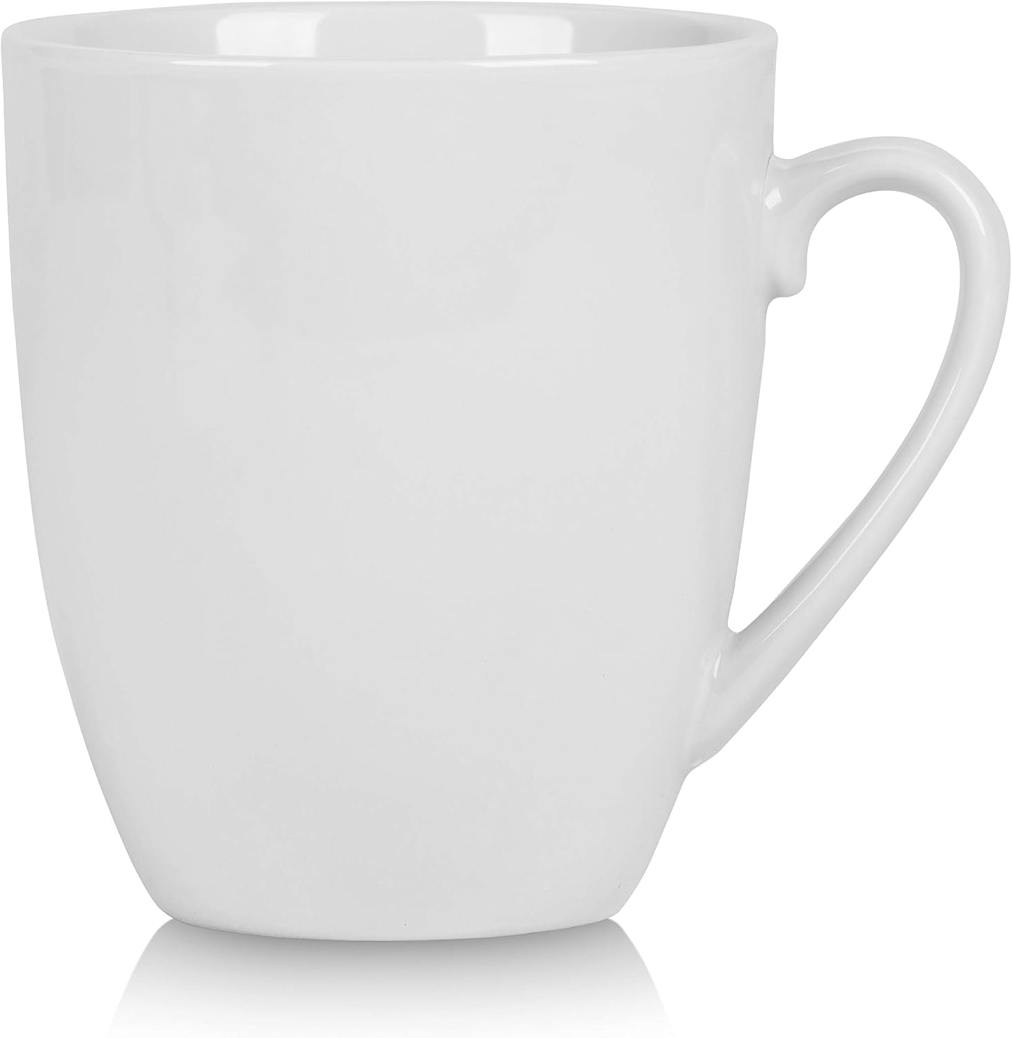 10 Strawberry Street Simply White 12 oz Mug, Set of 6
