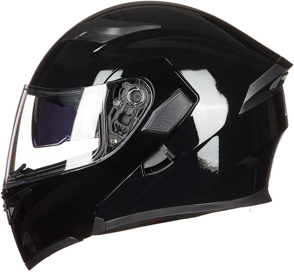 ILM Motorcycle Dual Visor Flip up Modular Full Face Helmet DOT Model 902/902L