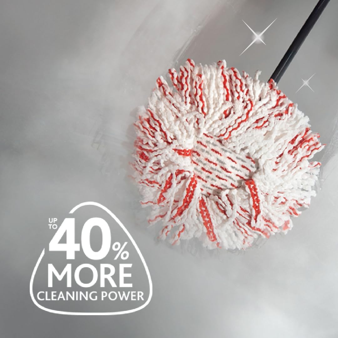 O-Cedar EasyWring Spin Mop Microfiber Refill (Pack of 4)