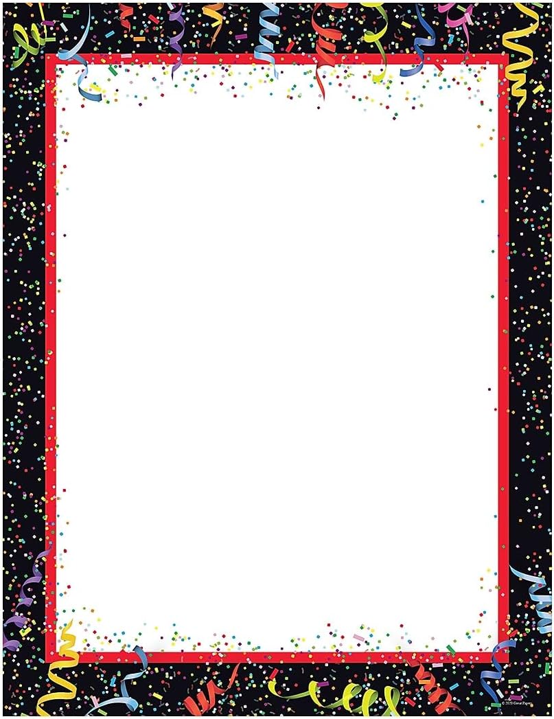 Great Papers!® Party Down Letterhead, 8.5" x 11", 80 count (2020018)
