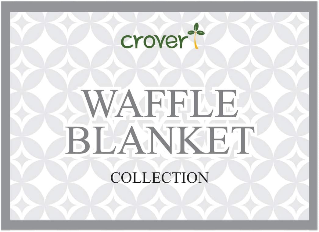 Crover All Season Waffle Premium Thermal Blanket Queen Size 90"x90" Durable Soft Cozy Breathable Weave Design 100% Cotton, Orchid Pink