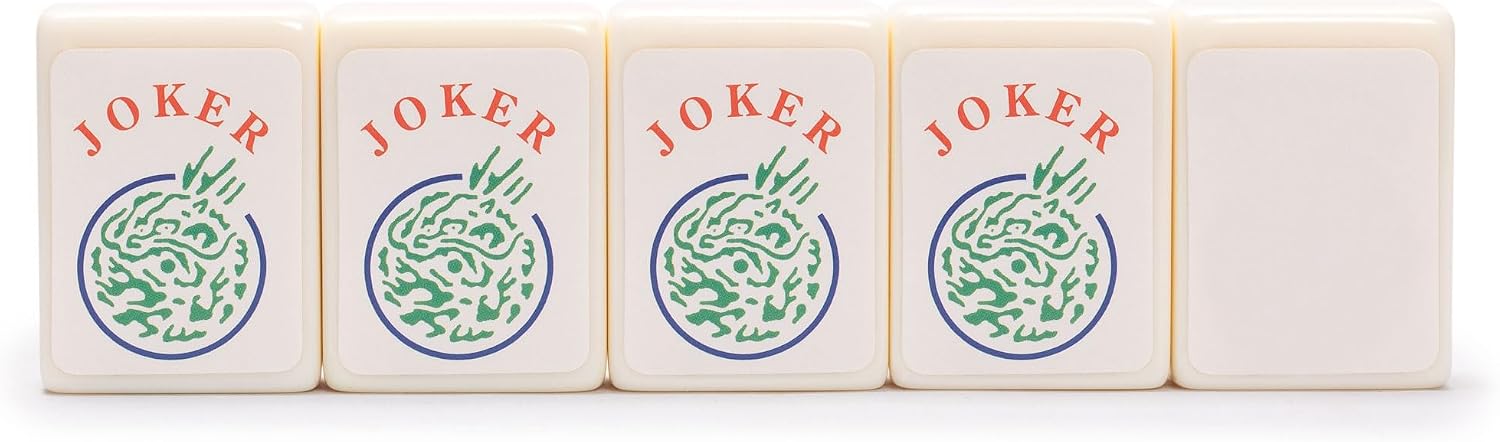 Yellow Mountain Imports American Mahjong Joker Tile Decal Stickers, Set of 8