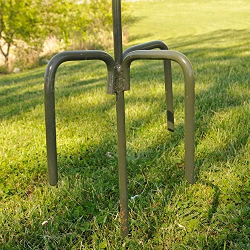 Deer Fence Kit 7’ x 100’ - No Equipment or Tools Required, 12 Sturdy 7’ Steel Posts for use with 7 ft. Deer Netting or Fence