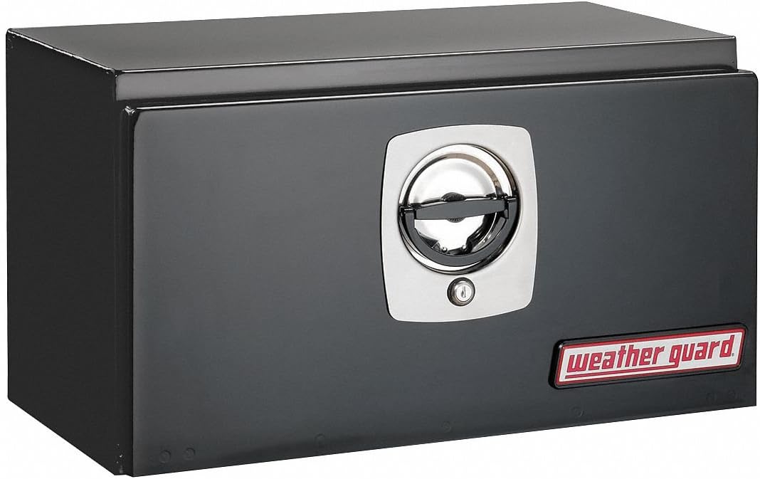 WEATHER GUARD (525502 Mini Underbed Tool Box, Steel, Black