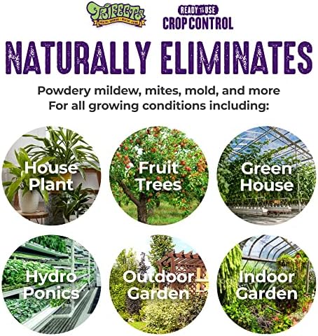 Trifecta Crop Control Super Concentrate | 4 oz | All-in-One Pesticide, Fungicide, Miticide And Insecticide | For Spider Mites, Mildew, Mold And Botrytis