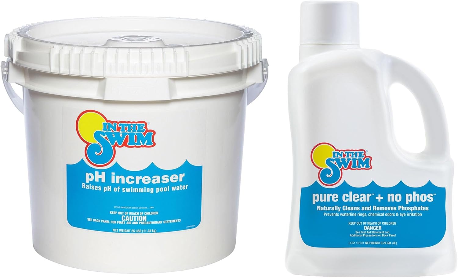 In The Swim pH Increaser for Pools - 5 Pounds | Granular 100% Sodium Carbonate (Soda Ash) to Raise pH Up