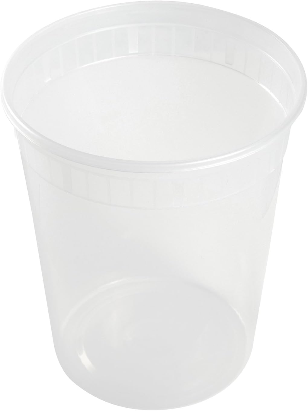 AmerCare 32 Ounce Clear Deli Container with Lid Combo, Case of 240