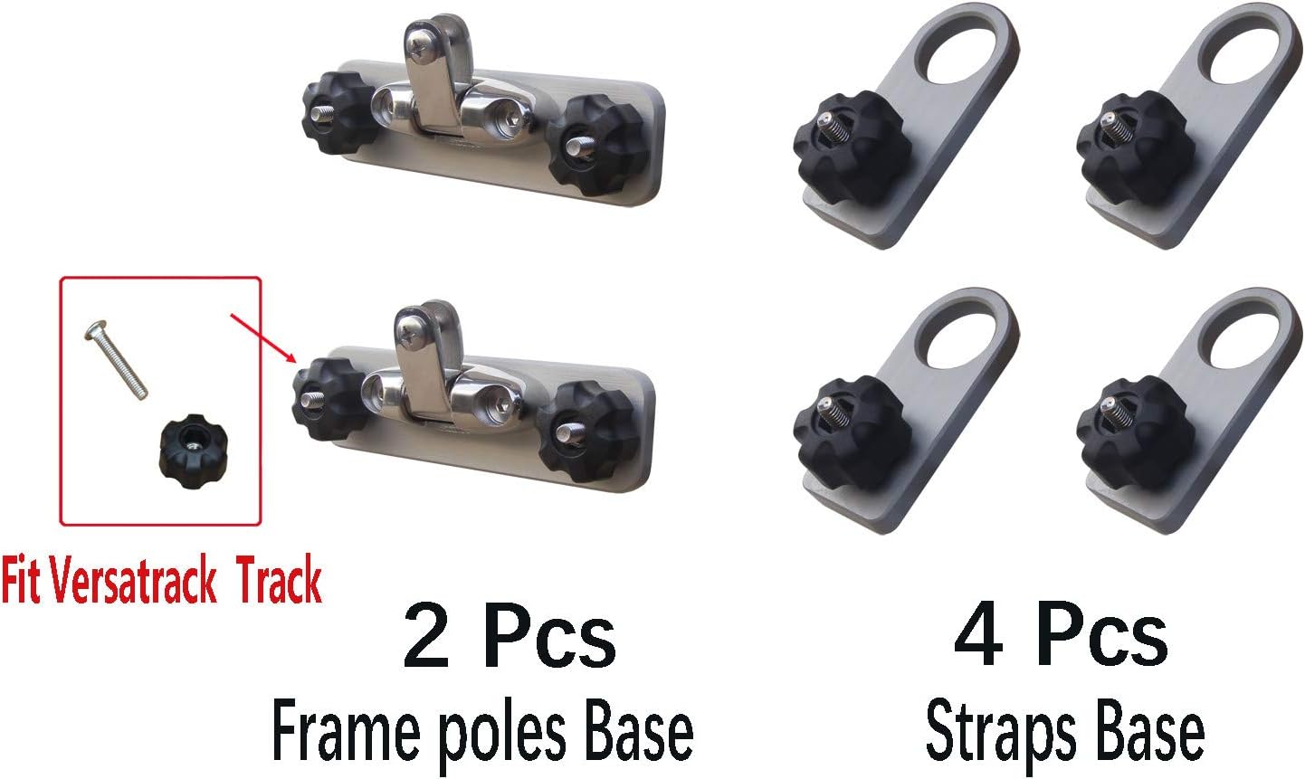 Brocraft Universal Boat Track Bimini Top Mount for Lund, Tracker Versatrack, Ranger, Lowe, G3, Starcraft