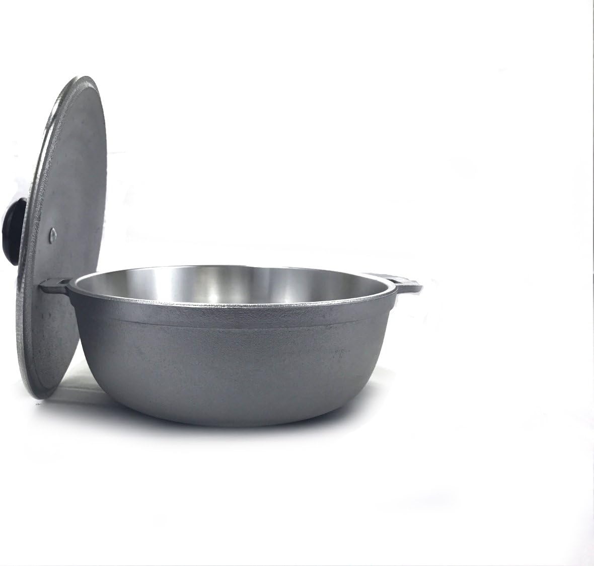 Uniware 9900 Super Quality Aluminum Caldero,Dutch Oven, 51 QT,Silver (55cm (21.7-Inch))